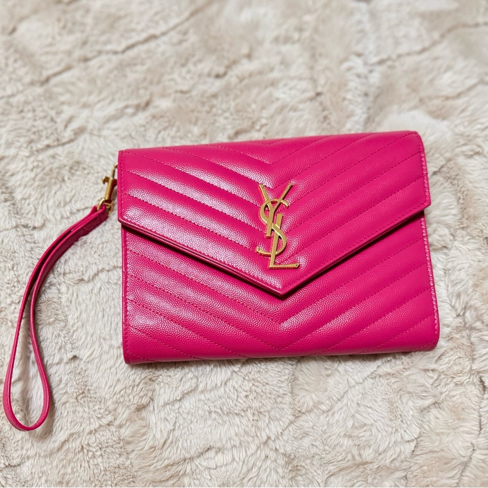 YSL cassandre matellase flap pouch